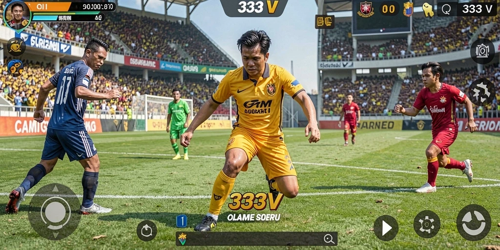 Tampilan gameplay yang menarik dan penuh aksi dari 333V.