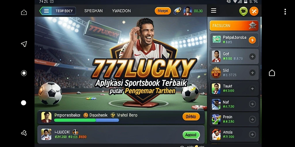Tampilan gameplay menarik dari 777LUCKY dalam taruhan olahraga.