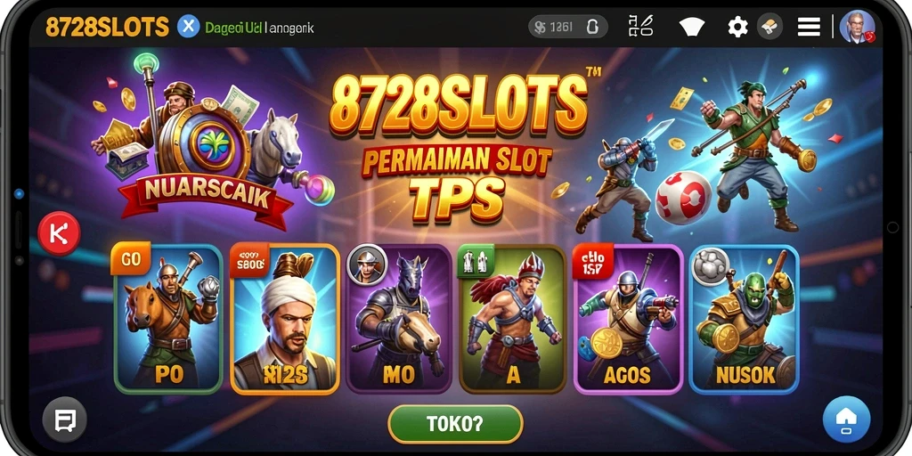 Screenshot gameplay 8728SLOTS menampilkan keseruan dan grafis yang memukau.