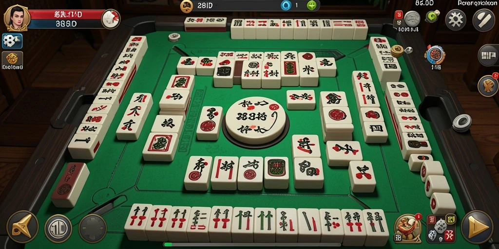 Tampilan gameplay Mahjong yang menakjubkan dan interaktif dari 88ID.