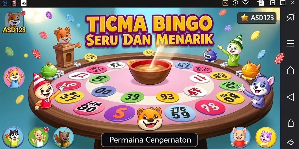 Screenshot gameplay Bingo yang seru dan penuh keseruan.