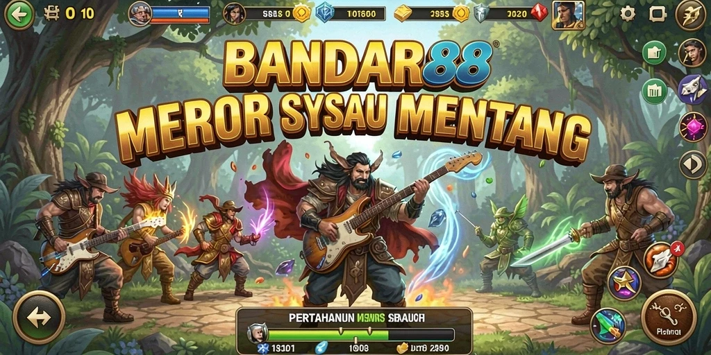 Tampilan gameplay menakjubkan dengan strategi menara yang menantang.