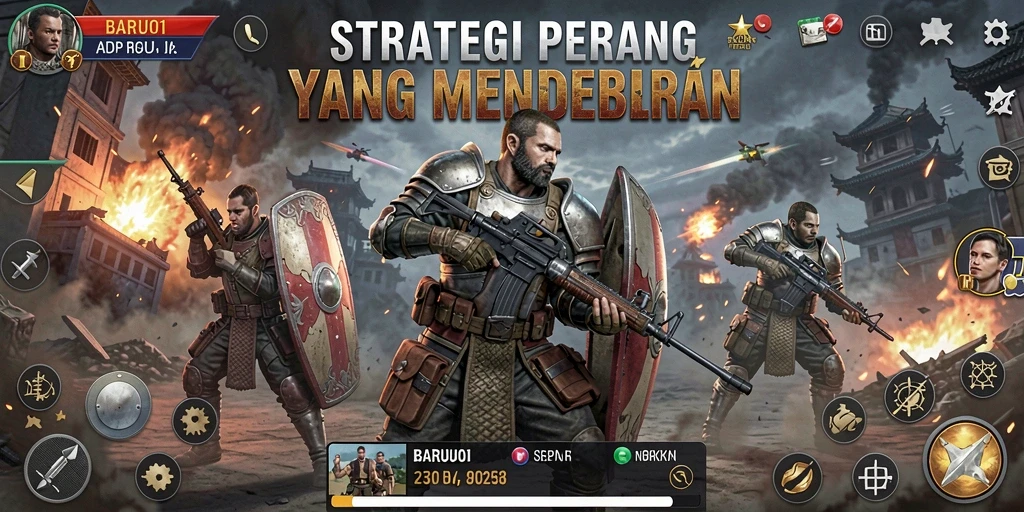 Tampilan gameplay BARU01 yang dinamis dan penuh aksi.
