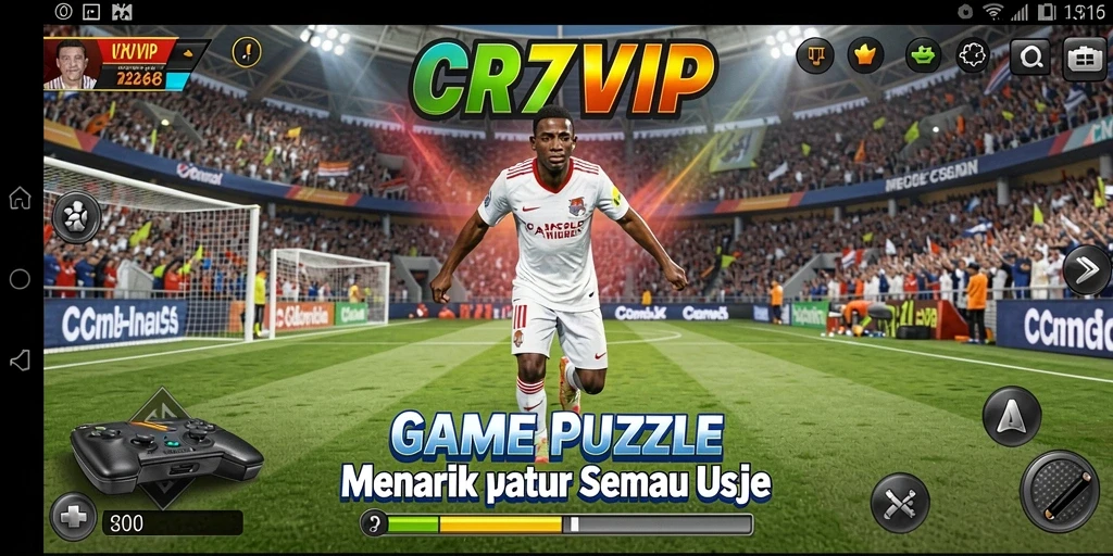 Tampilan permainan CR7VIP yang penuh warna dan tantangan.