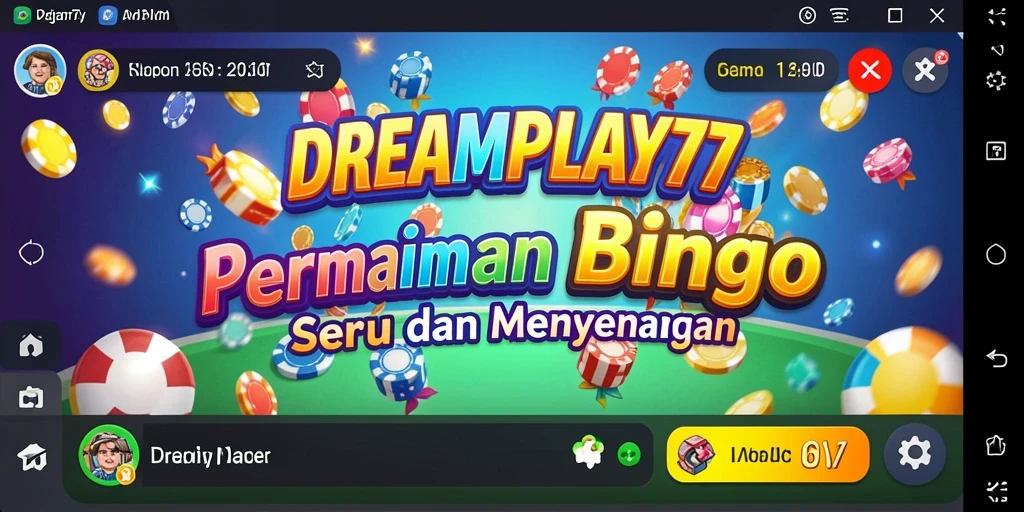 Gameplay menarik dari aplikasi Bingo dengan desain yang memukau.