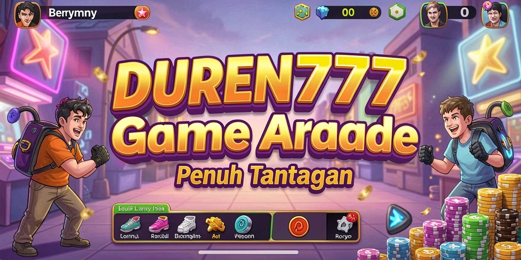 Gambar screenshot DUREN777 menampilkan aksi seru dalam game Arcade.