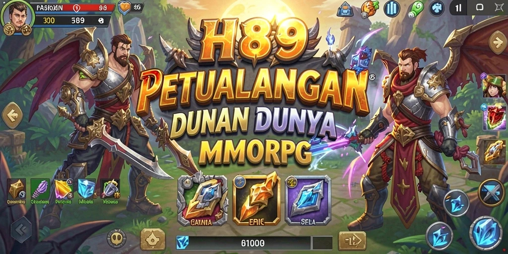Screenshot gameplay H89 menunjukkan aksi seru dalam petualangan MMORPG.