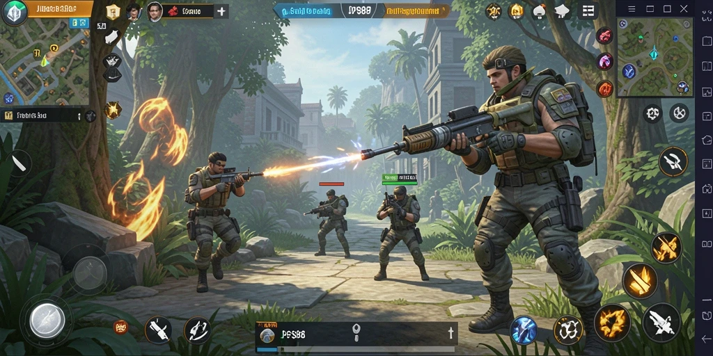 Tampilan gameplay JPS88 yang seru dengan pertempuran strategi.