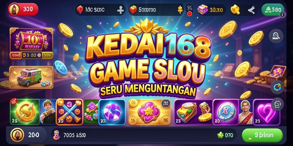 Screenshot gameplay KEDAI168 menampilkan putaran slot yang menarik.