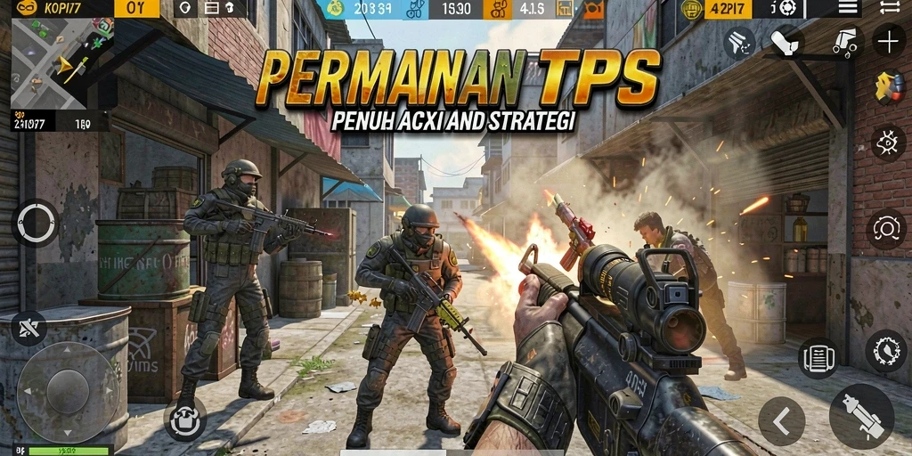 Screenshot gameplay TPS KOPI77 yang menegangkan dan seru.