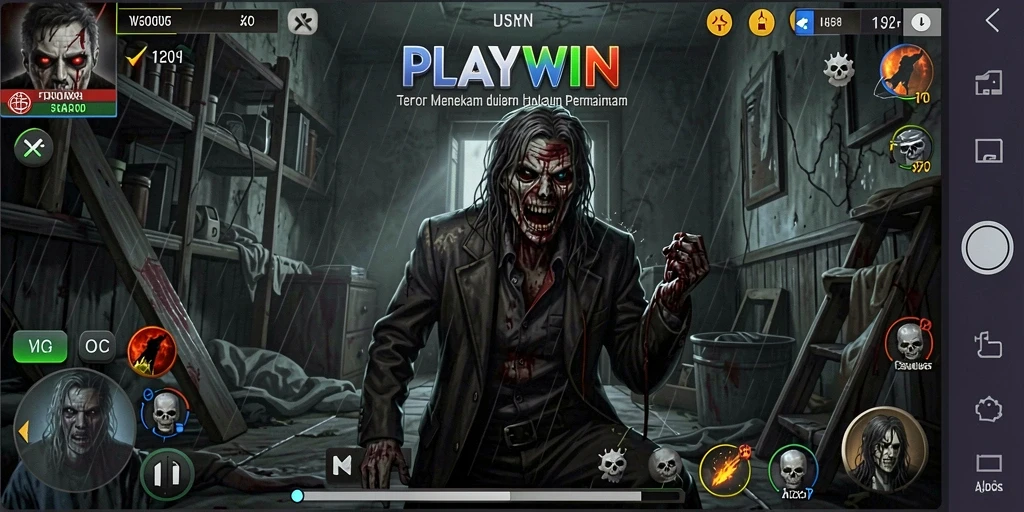 Screenshot menampilkan momen menegangkan dalam GAMEPLAY HORROR