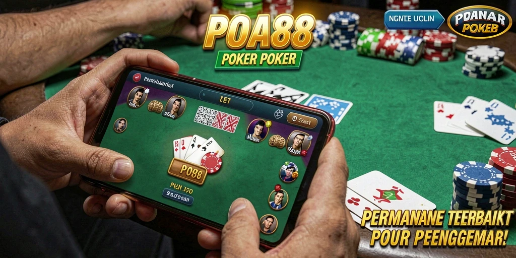 Tampilan gameplay seru di POA88 dengan berbagai mode Poker.