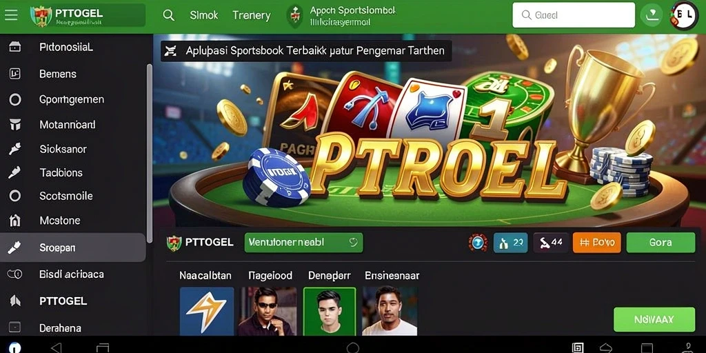 Tampilan gameplay PTTOGEL dengan berbagai opsi taruhan olahraga.