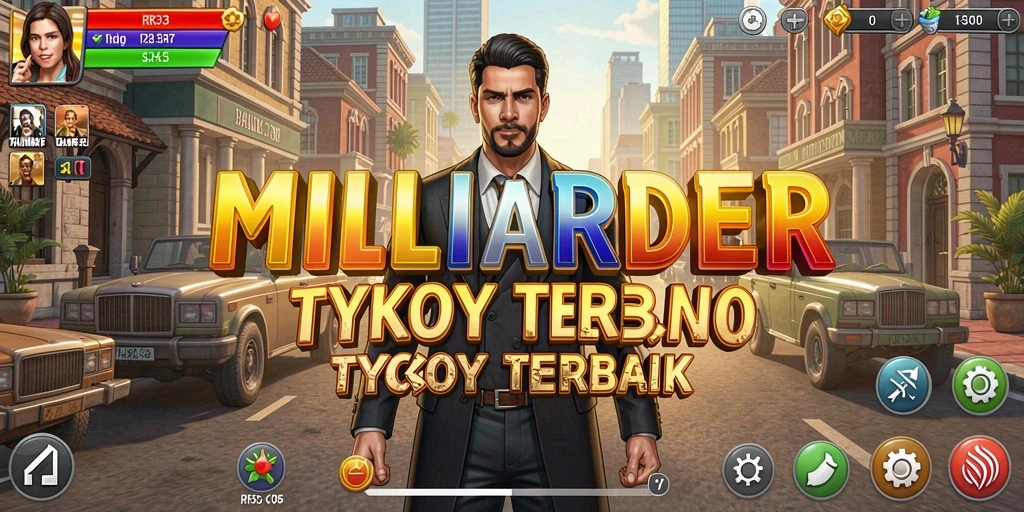 Screenshot menunjukkan antarmuka gameplay Tycoon yang menarik dari RR33.
