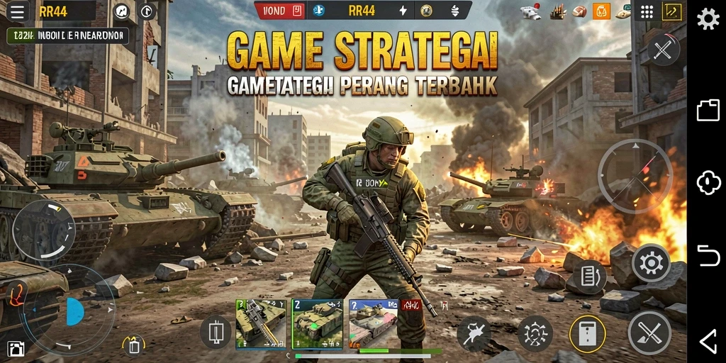 Gameplay SLG yang menarik dan memikat dalam RR44.