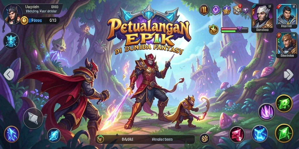 Tangkapan layar S13 menunjukkan momen mendebarkan dalam petualangan fantasi.