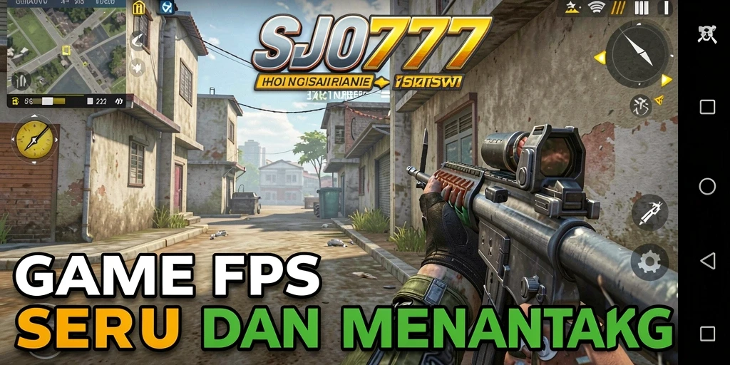 Gameplay SJO777 yang mendebarkan dengan tembak-menembak intens.