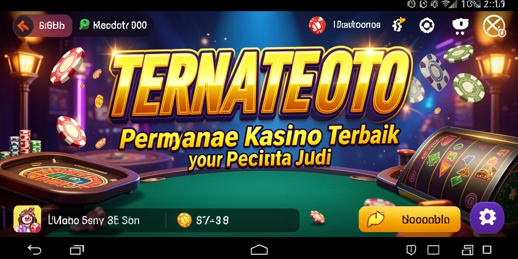 Tampilan menarik dari gameplay kasino di TERNATETOTO.