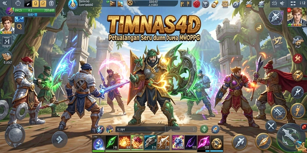 Tampilan aksi seru dalam gameplay TIMNAS4D yang mendebarkan.