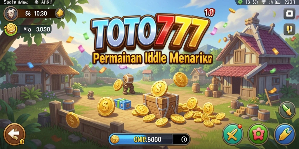 Screenshot utama TOTO777 menampilkan gameplay santai dan menarik.