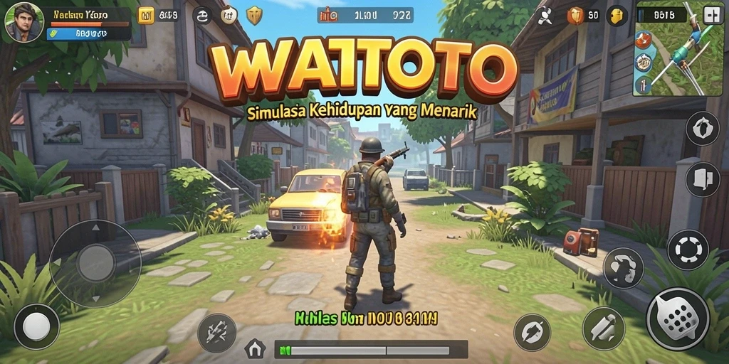 Tangkapan layar WATITOTO menampilkan interaksi gameplay simulasi yang mengasyikkan.